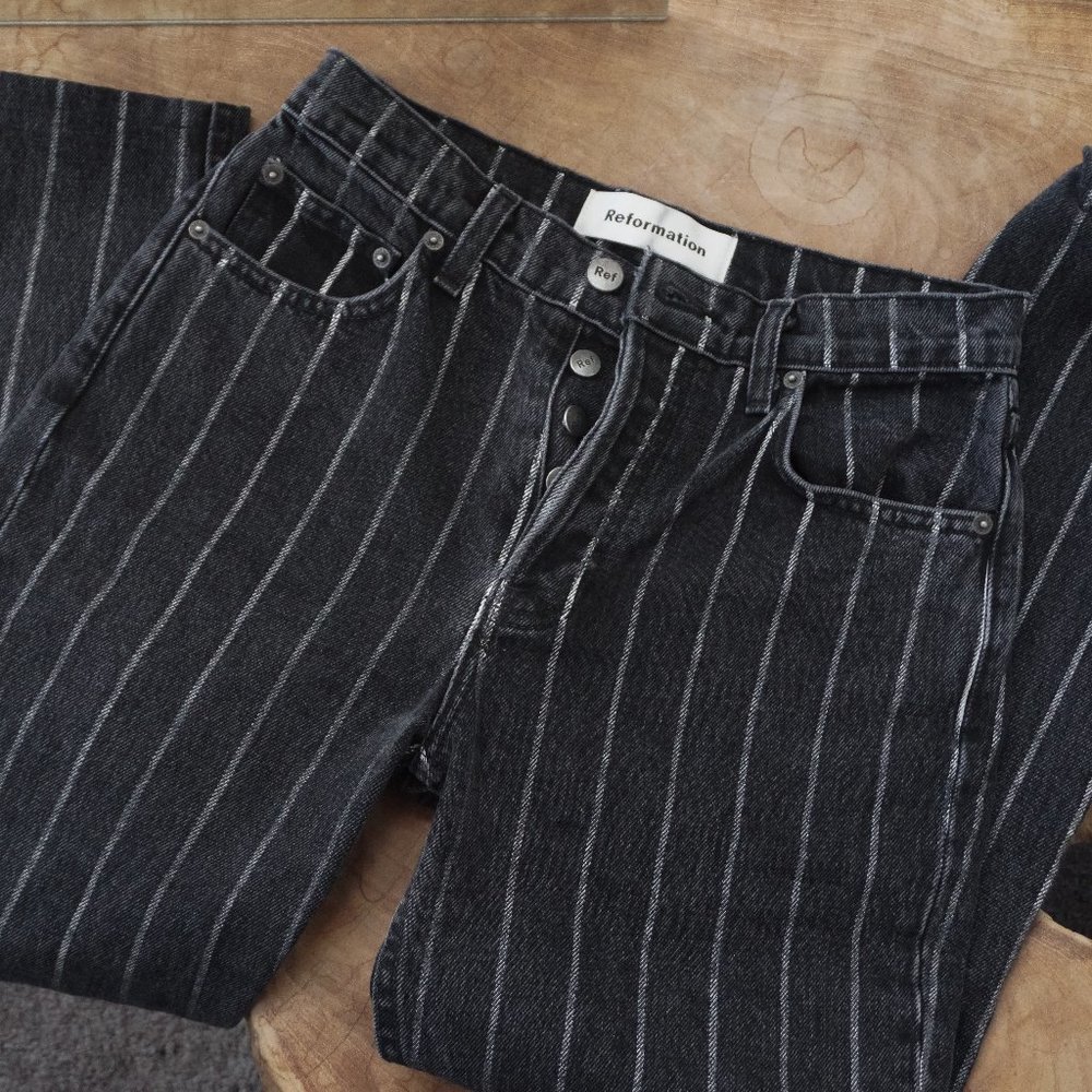 Striped Roper Jean